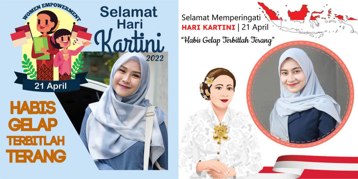 20 Desain Twibbon Selamat Hari Kartini 21 April 2022 Gratis! Keren Buat ...